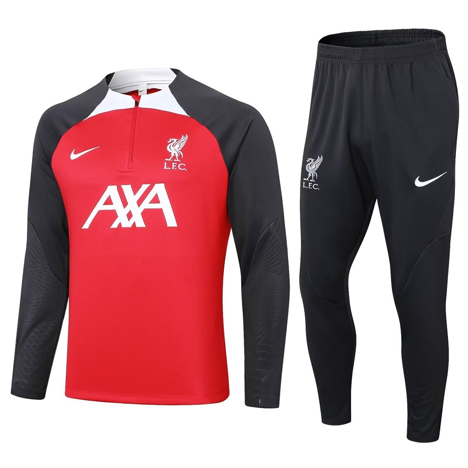 AAA Quality Liverpool 24/25 Tracksuit - Red/Black